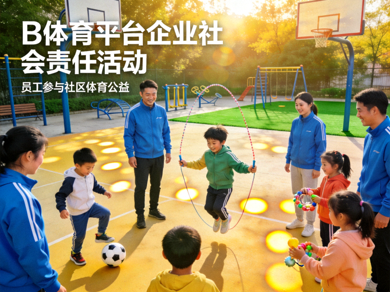 B体育平台企业社会责任活动 - 员工参与社区体育公益活动与孩子们互动